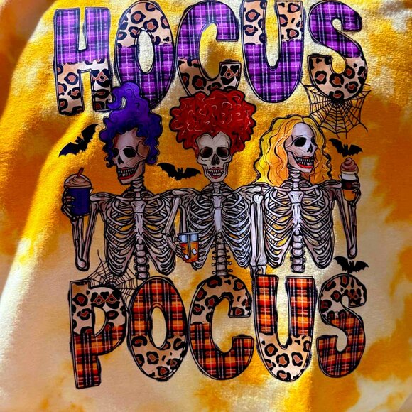 Hocus Pocus Halloween Tie- Dye Tee - Picture 1 of 4